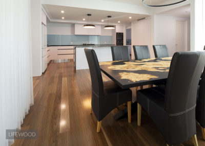 Spotted Gum Timber Flooring Dining Open Area