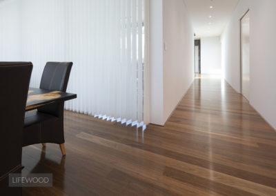 Spotted Gum Timber Flooring passage